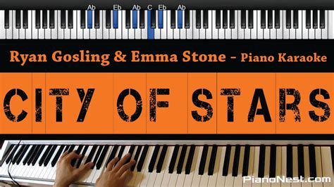 Ryan Gosling And Emma Stone City Of Stars Piano Karaoke