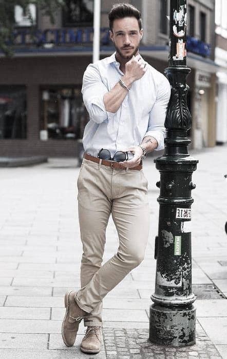 What To Wear With Khaki Pants 2023 Style Guide Mens Casual Outfits