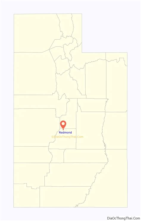 Map Of Redmond Town Utah