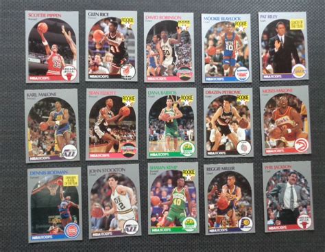 Searching for a particular player? Lot Detail - 1990-91 NBA Hoops Complete Set Series 1 (336 ...