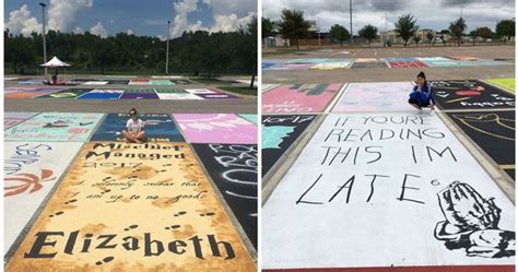 These High School Seniors Painted Their Parking Spaces And Its Pretty