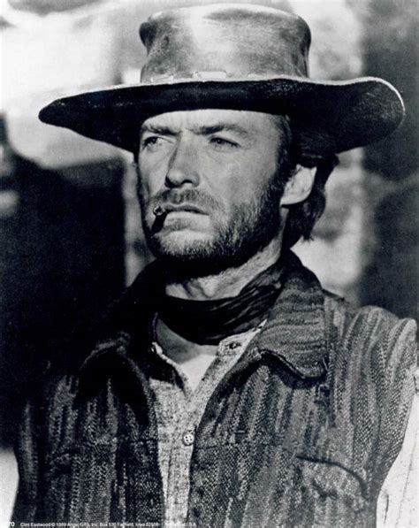 150 greatest cinema heroes of all time! Clint Eastwood, Spaghetti Western Hero: 8x10 In. B&W Print ...
