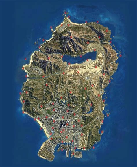Gta Online Map Of All Peyote Plant Locations