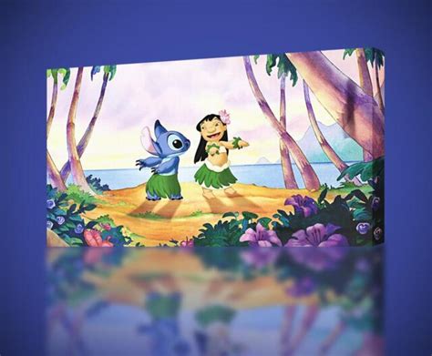 Lilo And Stitch Canvas Print Wall Art Decor Giclee Disney 4 Sizes Ca153