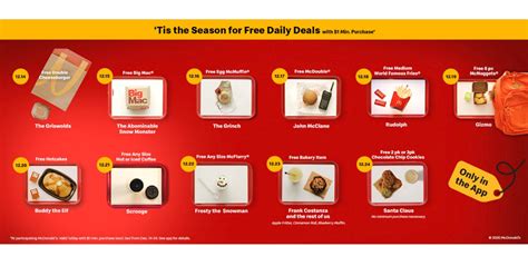 Visuals are for illustration purposes only. McDonald's Is Offering Daily Deals Through December 24th ...