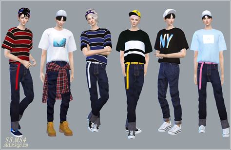My Sims 4 Blog Clothing And Hats For Males And Females By Marigold