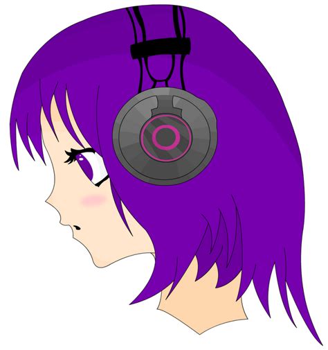 Headphones Girl Digitalised By Alexblazer On Deviantart