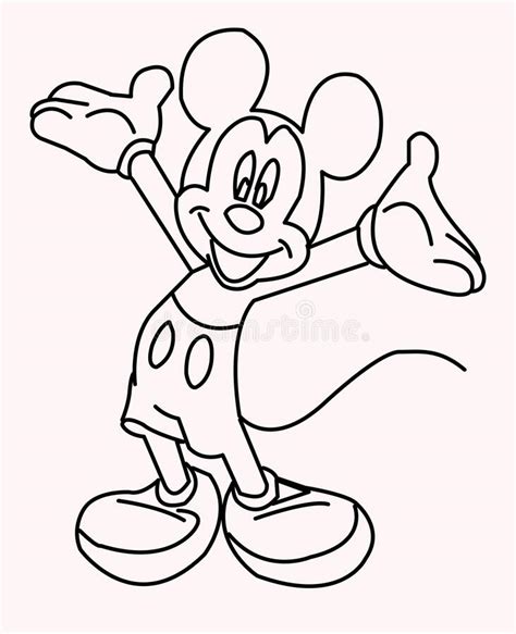 Detail Sketsa Gambar Mickey Mouse Koleksi Nomer 14