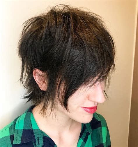 Pictures Of Mullet Shag Pixie Hairstyles Wavy Haircut