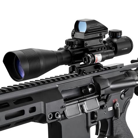 Bestsight 4 12x50 Rangefinder Illuminated Optics Tactical Rifle Scope