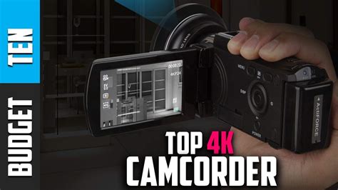 Best 4k Camcorder 2020 2023 Budget Ten Camcorder Reviews Youtube