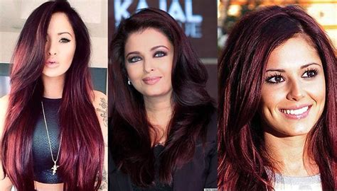 It can be called the darkest shade of red. Chocolate Cherry Hair Color Pictures, Formula with Red ...