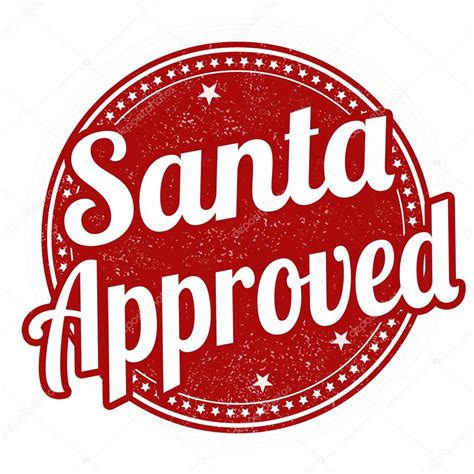 Santa Approved Stamp Stock Vector Image By ©roxanabalint 85457898