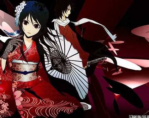 Free Download Hd Wallpaper Anime Girl In Red Kimono Wallpaper Boy