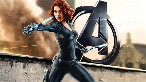 Download Wallpaper Black Widow In Avengers 2560x1440