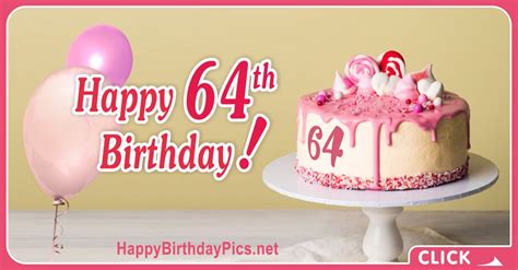 64th Birthday Cake