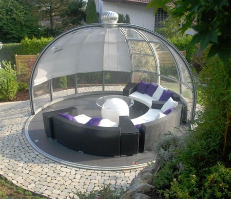Glass Gazebo Dome