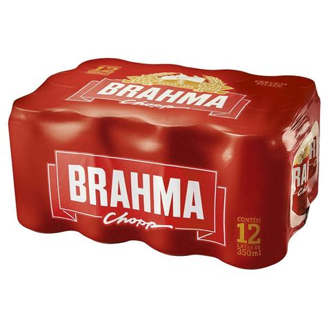 Cerveja Brahma Chopp Pilsen 350ml Lata Pack C12 Pão De Açúcar
