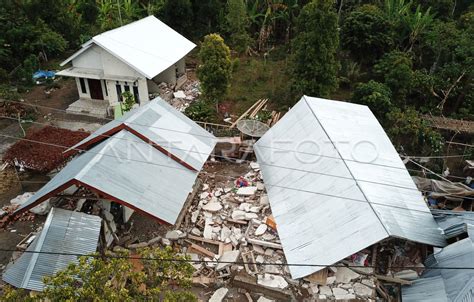 Kerusakan Gempa Lombok Antara Foto