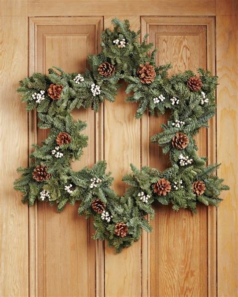 Star Wreath Contemporary Wreaths And Garlands By Williams Sonoma