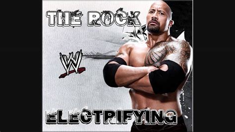 The Rock 24th Wwe Theme Song Electrifying With Arena Effects Youtube