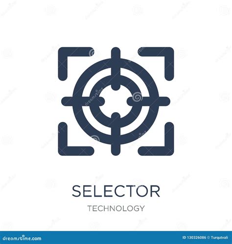 Selector Icon Trendy Flat Vector Selector Icon On White Background