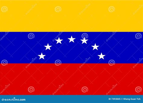 Flag Of Venezuela Stock Vector Illustration Of Flag State 7393845