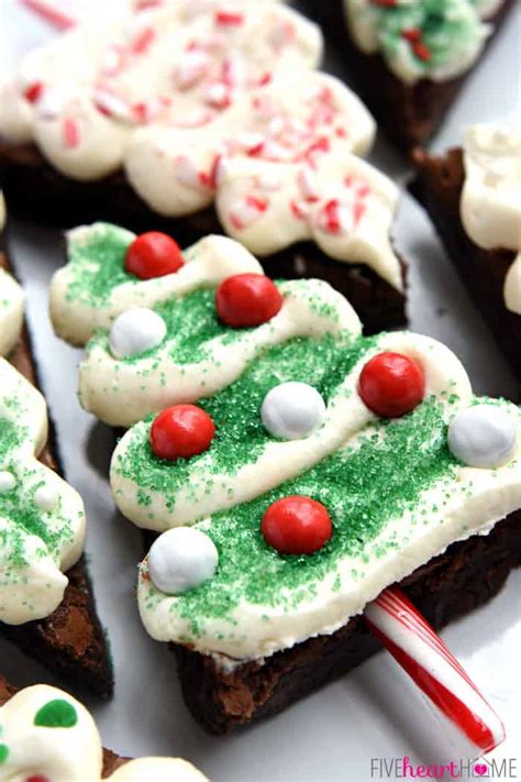 Without all the decorating fuss. Christmas Tree Brownie Pops