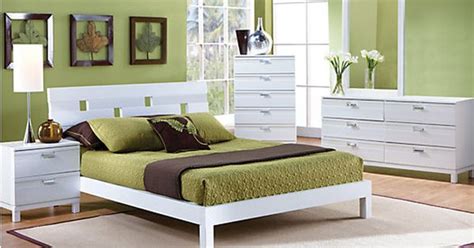 shop   gardenia white  pc king bedroom  rooms   find king