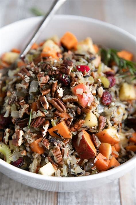 Cranberry Wild Rice Pilaf With Sweet Potatoes The Forked Spoon