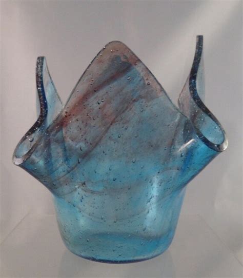 Items Similar To Fused Glass Vase Candle Holder On Etsy
