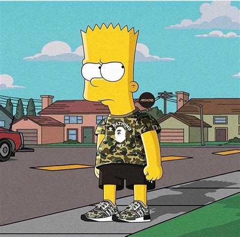 Bart Simpson Bape Supreme Wallpapers