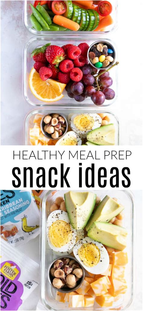 Healthy On The Go Meal Prep Snack Ideas Recipe Healthy Meal Prep