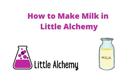 How To Make Milk In Little Alchemy Step By Step Hints