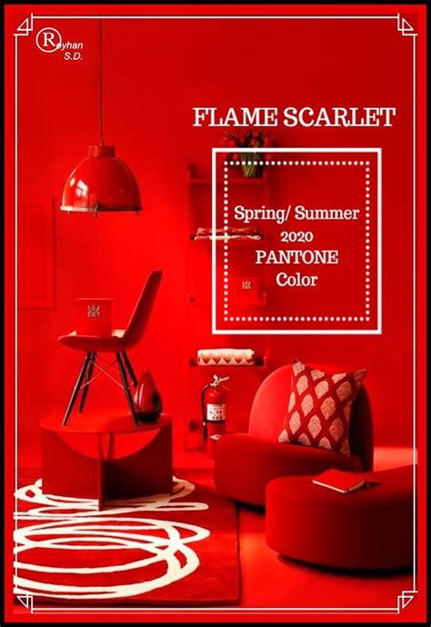 Flame Scarlet Ss 2020 Pantone Color By Reyhan Sd Pantone Color