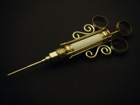 Steam Punk Imperial Injector Vintage Medical Steampunk Syringe