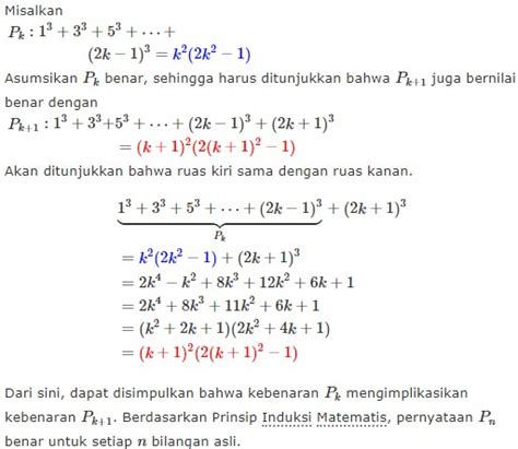 Contoh Soal Induksi Matematika Kelas Beserta Jawabannya Brainly