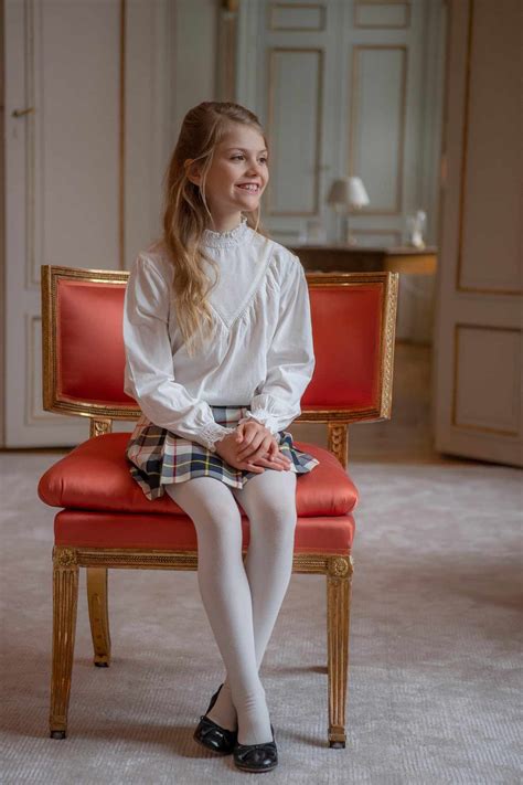 Princess Estelle Of Sweden 9th Birthday Portraits