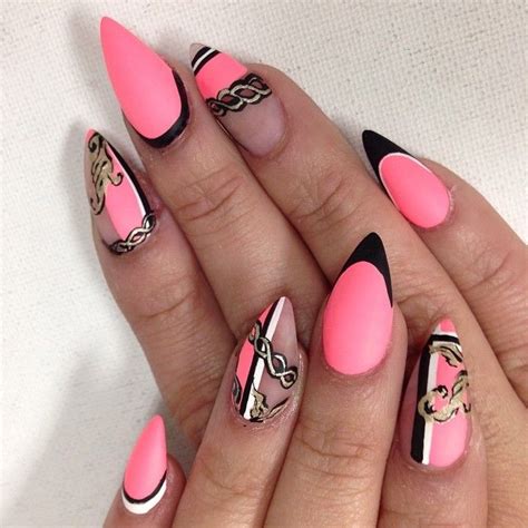 Pin By Tracie H On Nail Designs Stiletto Nails Designs Almond Nails