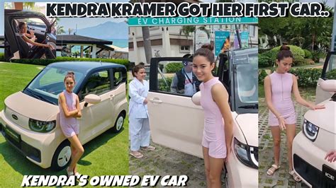 kendra kramer first car electric vehicle ️ birthday t ni mommy chesca at doug kramer youtube
