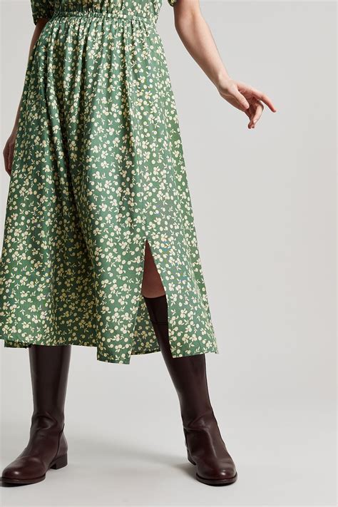 Buy Joules Green Adele Button Down Tiered Dress From Next Ireland