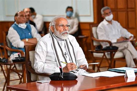 Pm Modi Chairs First In Person Union Cabinet Meet In Over A Year India Tv