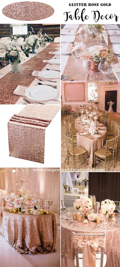 20 Unique Rose Gold Wedding Table Decoration To Inspire