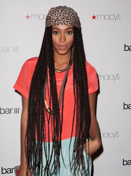 Solange Knowles Get Braid 17 Of Your Favourite Stars Rocking Plaits