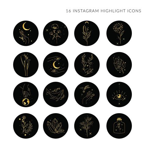 Instagram Story Highlight Icons Floral Instagram Icons Etsy UK