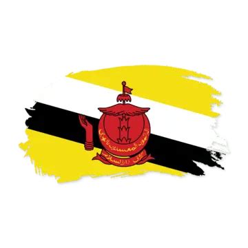 Bandera De Brunei Con Estilo Vectorial Png Dibujos Brun I Bandera De Brun I Bandera Nacional