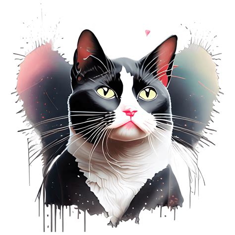 Tuxedo Cat Graphic · Creative Fabrica