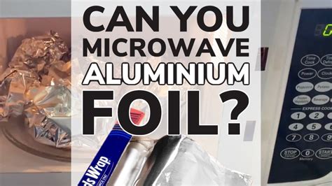 Aluminum foil would work well for these. Can You Microwave Aluminium Foil? Will It Catch Fire ...