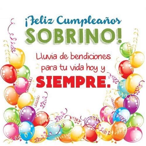 Tarjetasdecumpleanosparaunasobrina Feliz Cumple Sobrino Lluvia