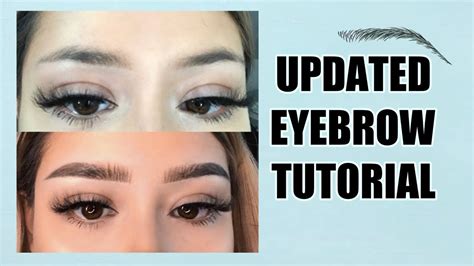 Updated Eyebrow Tutorial Youtube